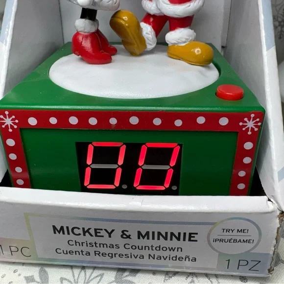 Disney Mickey Mouse Minnie Mouse Animated Talking Countdown 2 Christmas Calendar - Picture 9 of 12